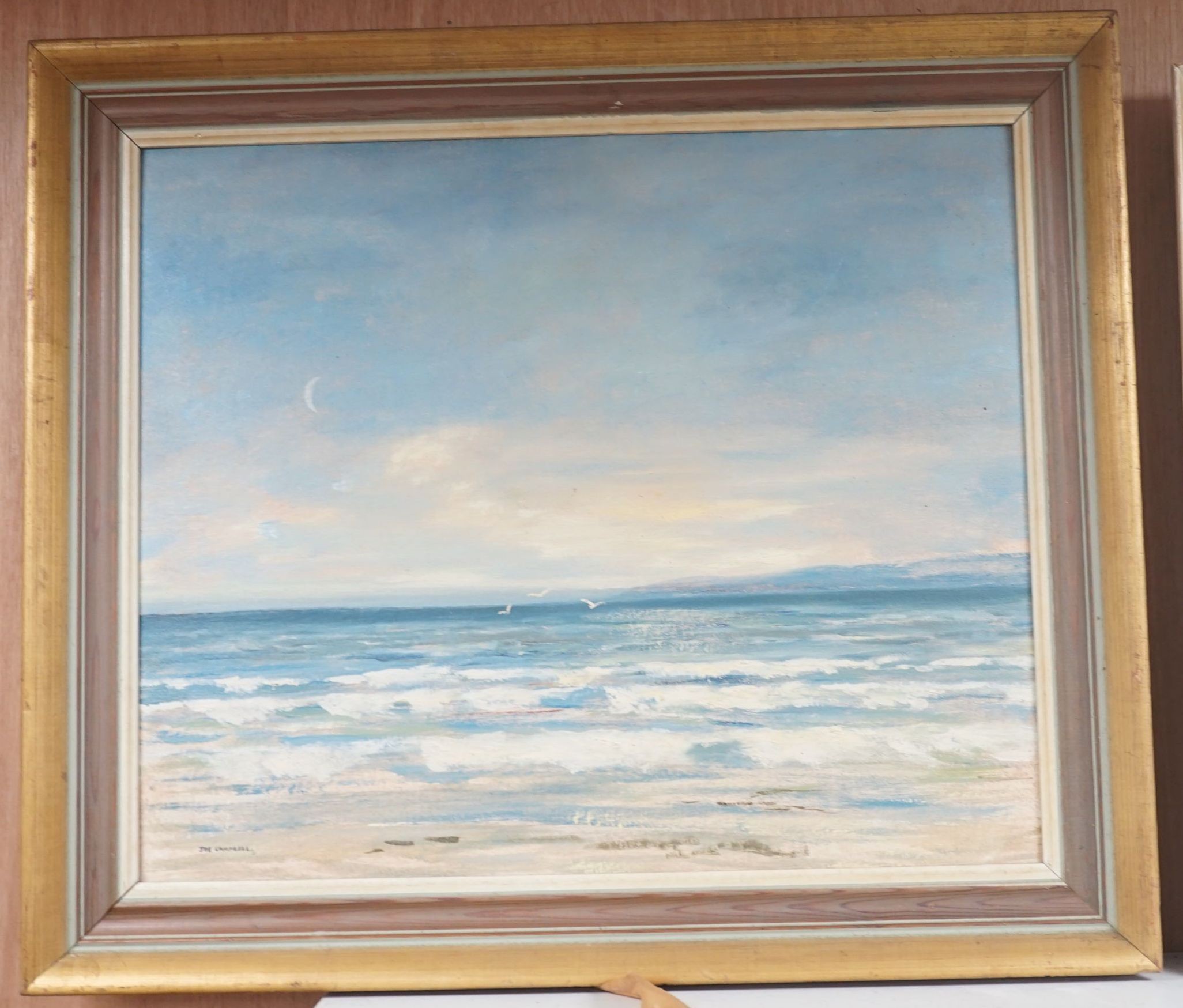 Joe Campbell, oil on board, 'Summer Evening Machrihanish', signed, 50 x 60cm